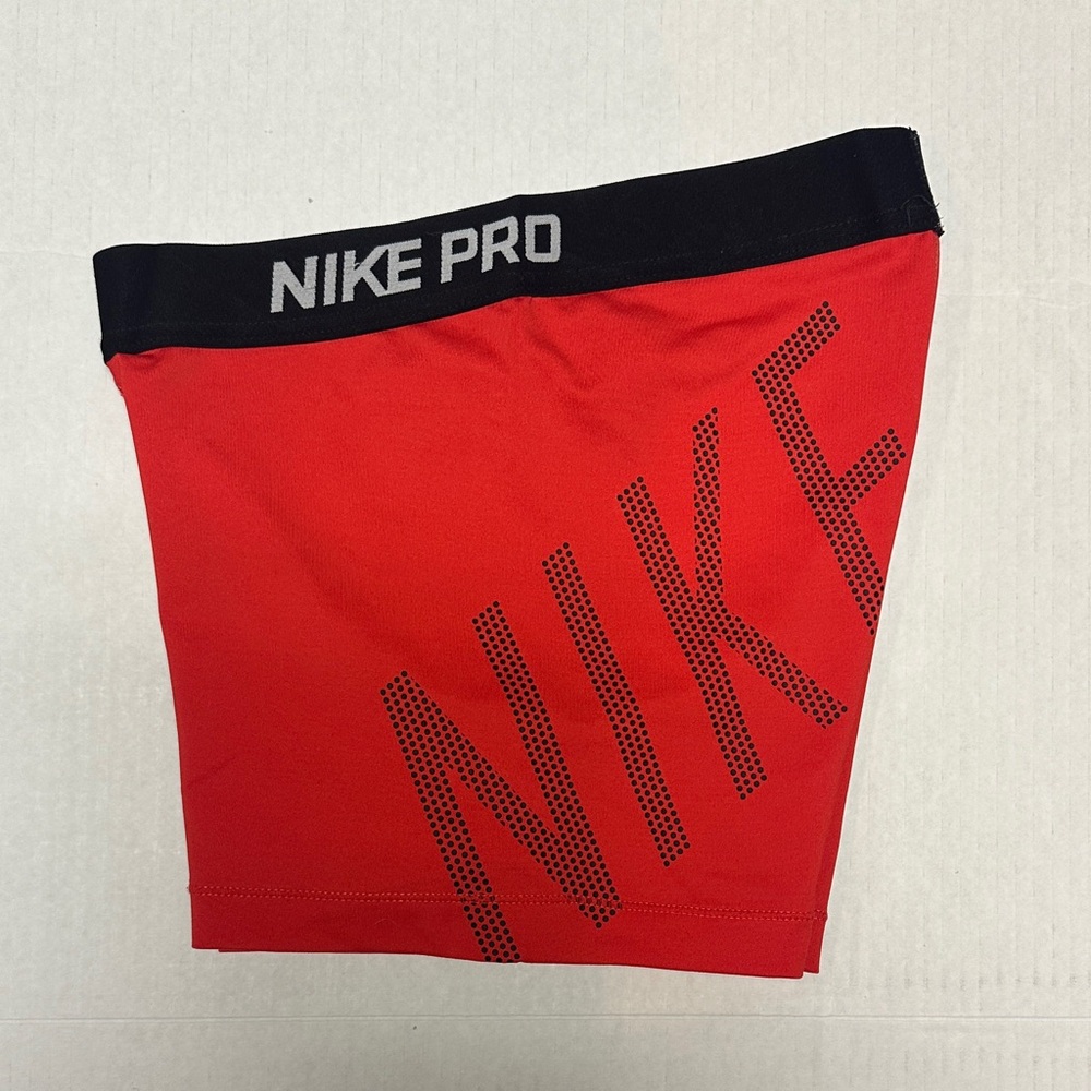 Nike Red and Black Pro Shorts